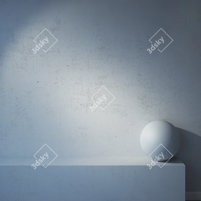 Light Plaster Texture Pack 3D model image 3