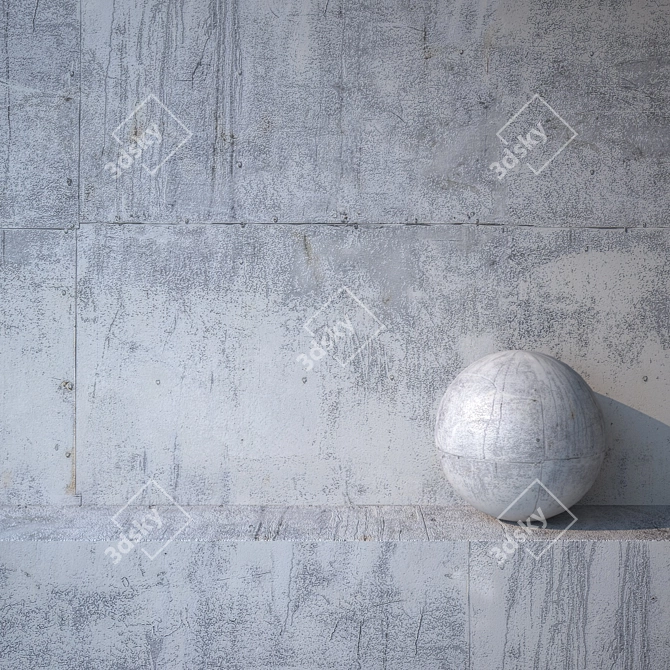 Concrete Wall Texture Pack 3D model image 1