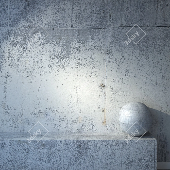 Concrete Wall Texture Pack 3D model image 3