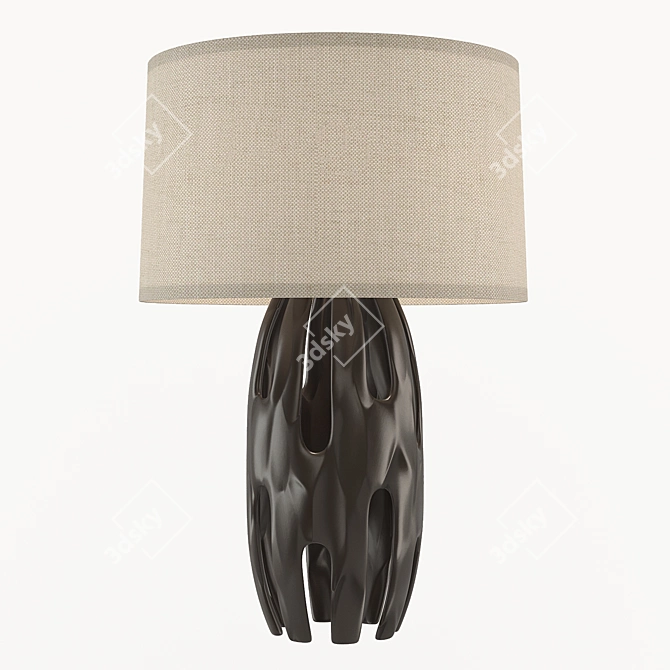 Contemporary Naomi Pendant Light 3D model image 1