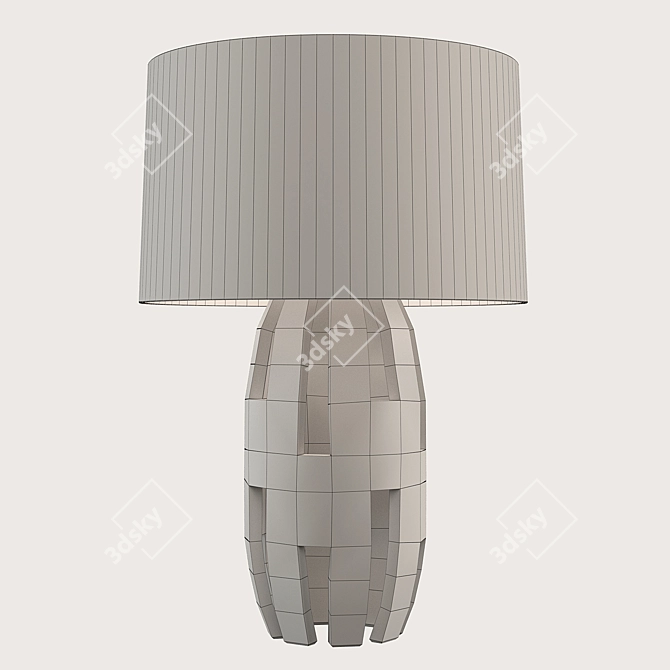 Contemporary Naomi Pendant Light 3D model image 2