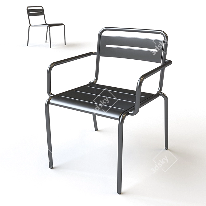 Leone Soga Outdoor Chair 3D model image 1