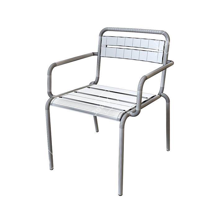 Leone Soga Outdoor Chair 3D model image 2