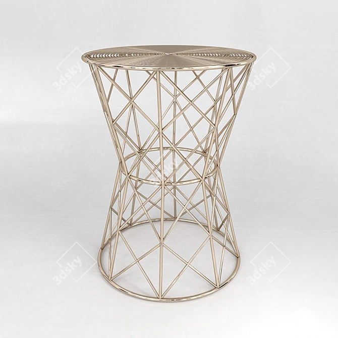 La Forma Decor Ione Brass Table 3D model image 1