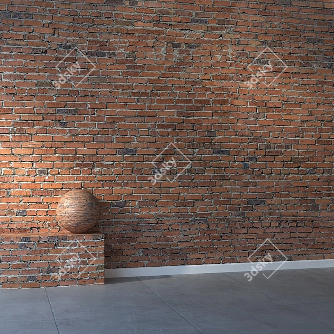 Title: High-Resolution Brick Collection 3D model image 2