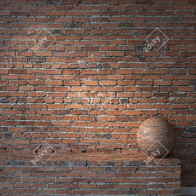 Title: High-Resolution Brick Collection 3D model image 3