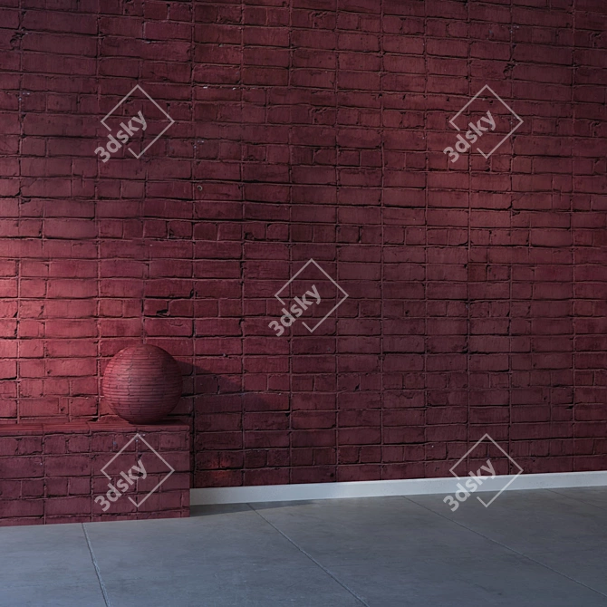 Title: Brick 72: High-Resolution, Ready-to-Use 3D model image 2