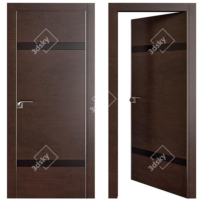  Sleek Elegance: Modern Door 3D model image 1