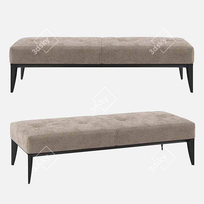 Daytona Dante Bench - Italian Elegance for your Home 3D model image 1