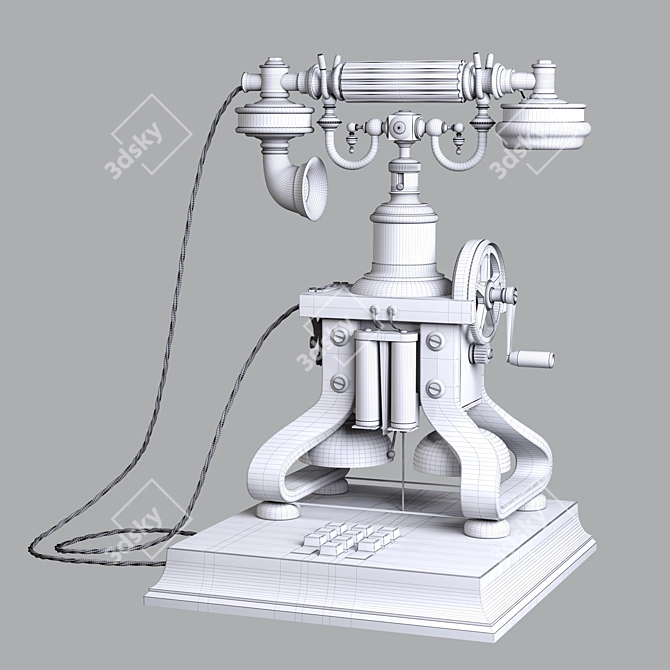 Title: Imperial Vintage Telephone 3D model image 3