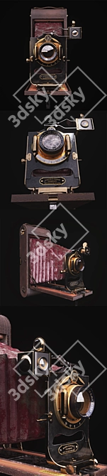 Vintage Camera: Capturing Memories 3D model image 2