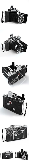 Classic Soviet Medium Format Camera 3D model image 2