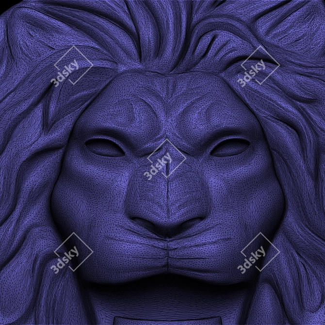 Leo Face - V-Ray Rendered 3D Model 3D model image 3