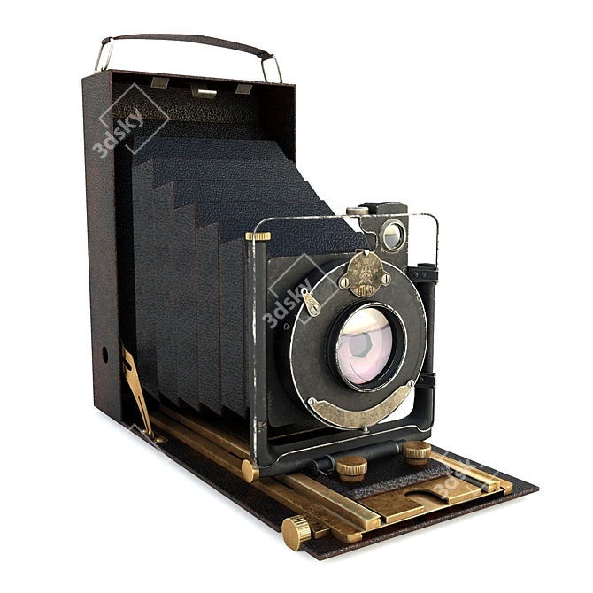 Vintage Photocor № 1 Camera 3D model image 1