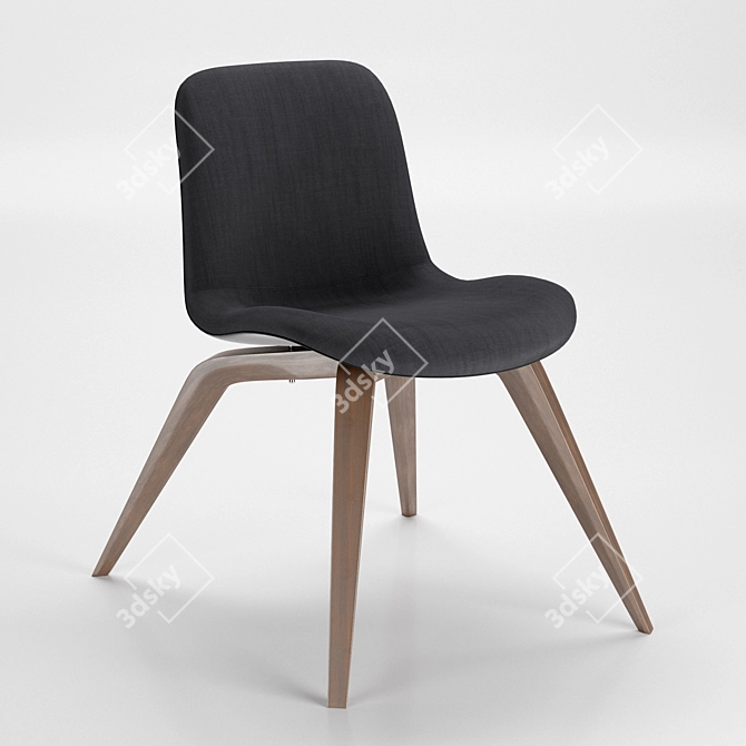 NORR11 Goose Lounge Chair: Sleek and Stylish Seating 3D model image 1