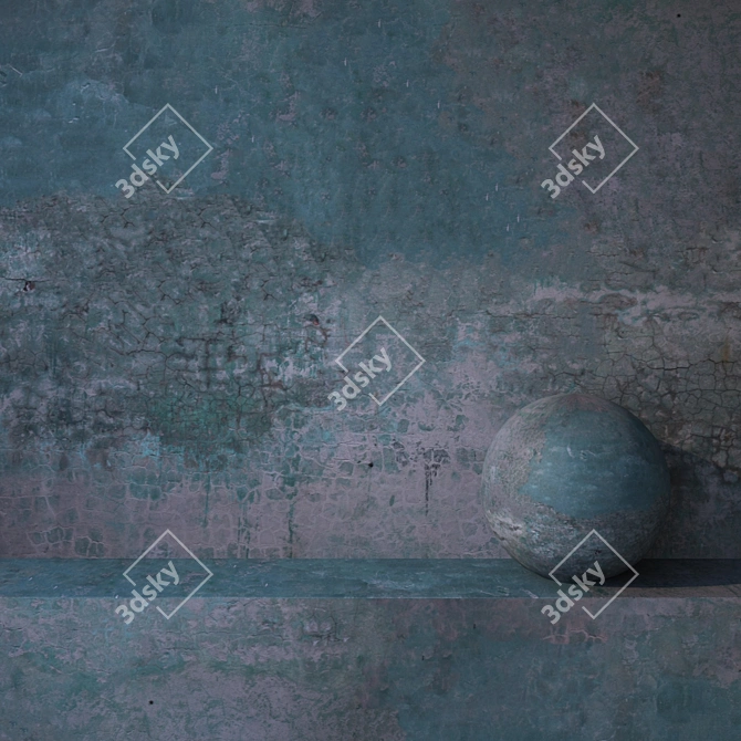 Seamless Plaster Texture 3D model image 1