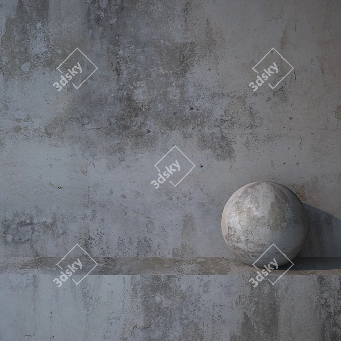 Seamless Plaster Texture 3D model image 1