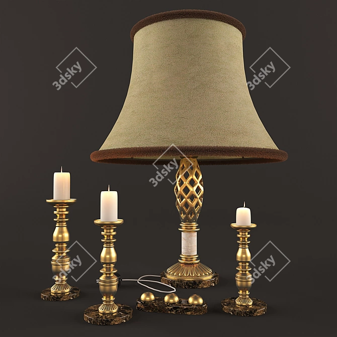 3dsmax - Vray Lighting Set 3D model image 1