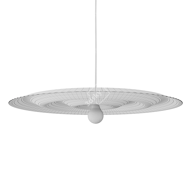 Sleek Scandinavian Lighting Duo: w171 Alma Pendant & Wall Light 3D model image 3