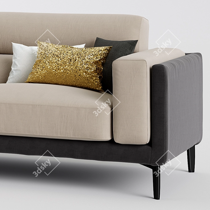 Colombini Casa KARL Beige Sofa 3D model image 2