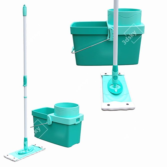 Twist Mop Cleaning System 3D model image 1