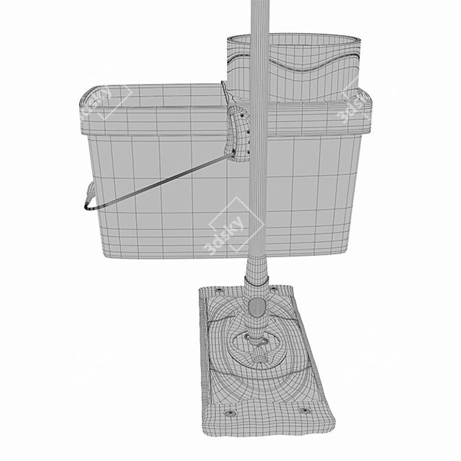 Twist Mop Cleaning System 3D model image 3