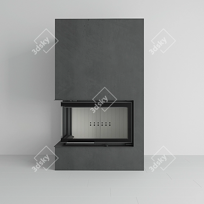 Modern Water Fireplace: MBO PW 15 3D model image 1