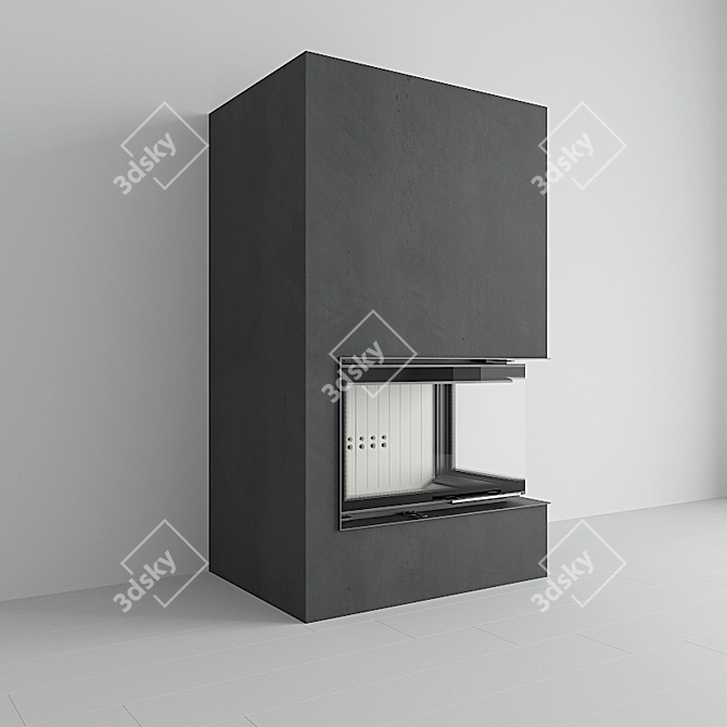 ModernWaterFireplace:KraktyMBO PW15 3D model image 2