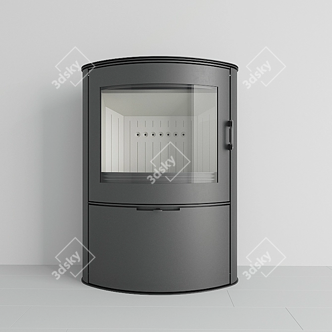 Compact Modern Stove | AB-S-2 3D model image 1