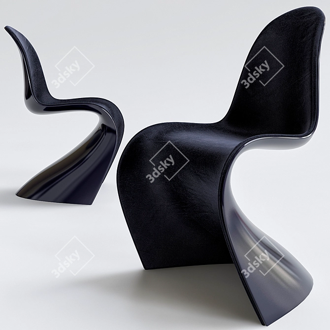 Modern Icon: Panton Chair Classic 3D model image 1