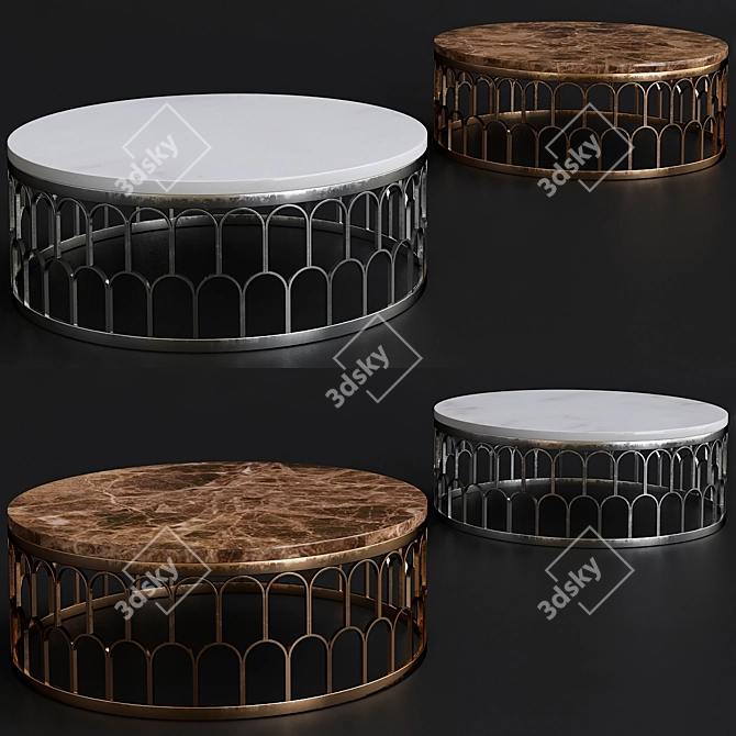 Luxury Gold Decor by Greg Natale 3D model image 1