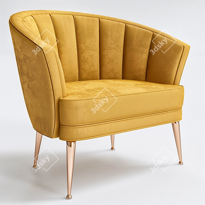 Luxury Upholstery by BRABBU 3D model image 1