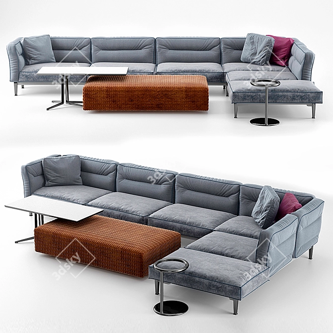 Elegance Unleashed: Minotti Sofa 3D model image 1