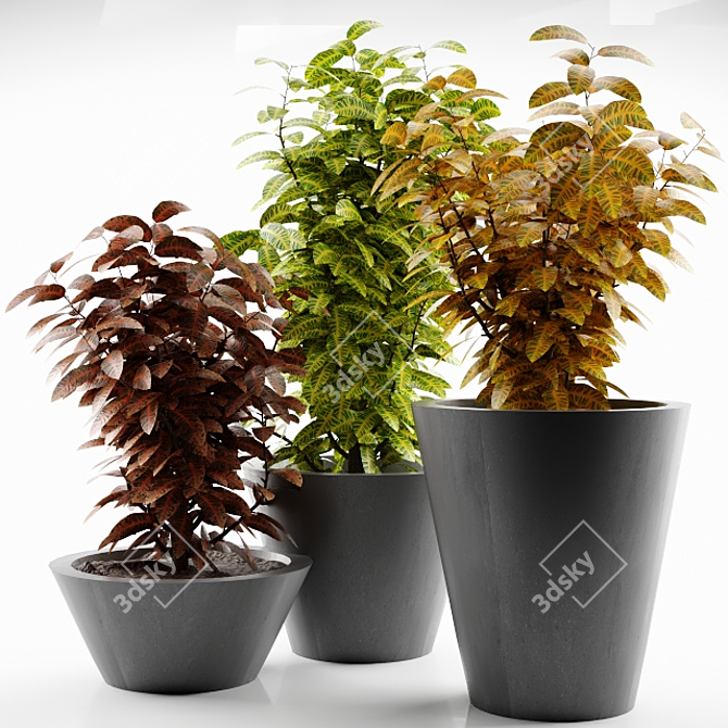 Elegant Plant 14 3D model image 1