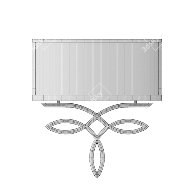 Freya Teona Wall Sconce - Elegant Lighting Solution 3D model image 2