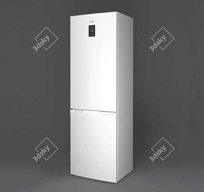 Title: ATLANT 4424-ND Premium Fridge 3D model image 1