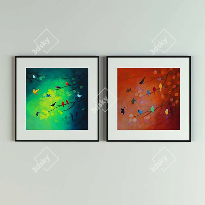 3ds Max Paintings Collection 3D model image 1