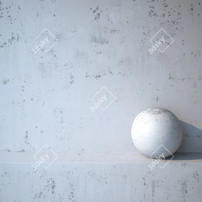 Seamless Plaster Texture - High Resolution 3D model image 1