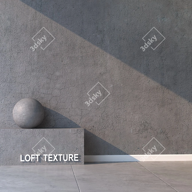 Seamless Plaster Texture: High-Resolution 6000x4000 3D model image 2