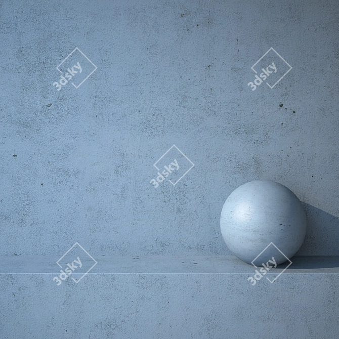 Seamless Stucco Texture - 4000x6000 Resolution 3D model image 1