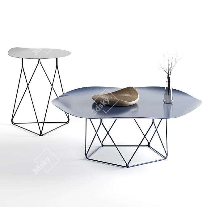 Elegant Coda Coffee Table 3D model image 1