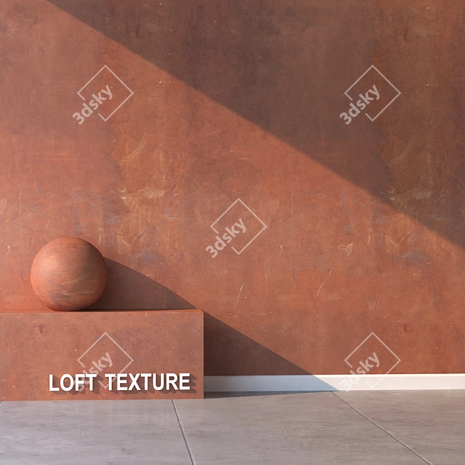 Seamless Plaster Texture 3D model image 2