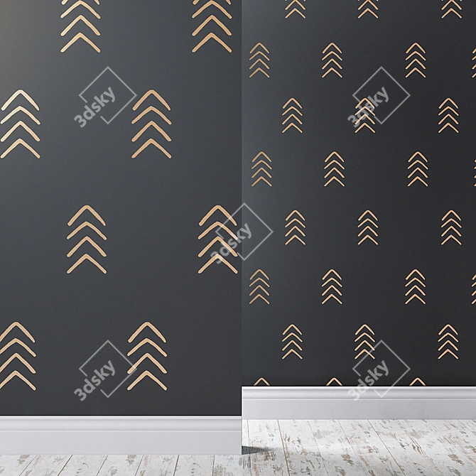 Stylish Wall Decals by Kenna Sato 3D model image 2