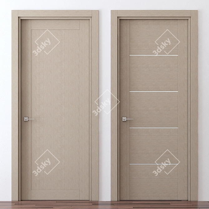 FL Collection: 3D Model with 800x2100 Panel Size 3D model image 1