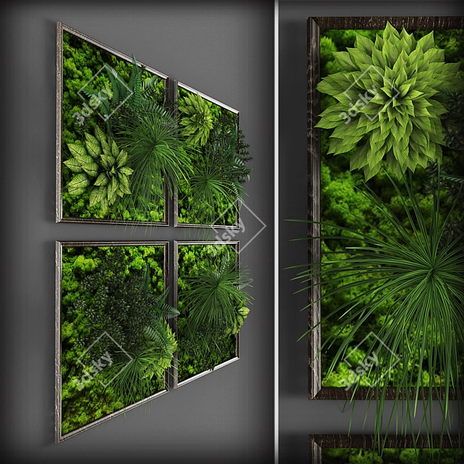 GreenWall - Vertical Gardening Solution 3D model image 2