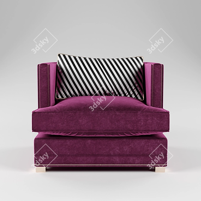Sleek Design Armchair by SMdessins 3D model image 2