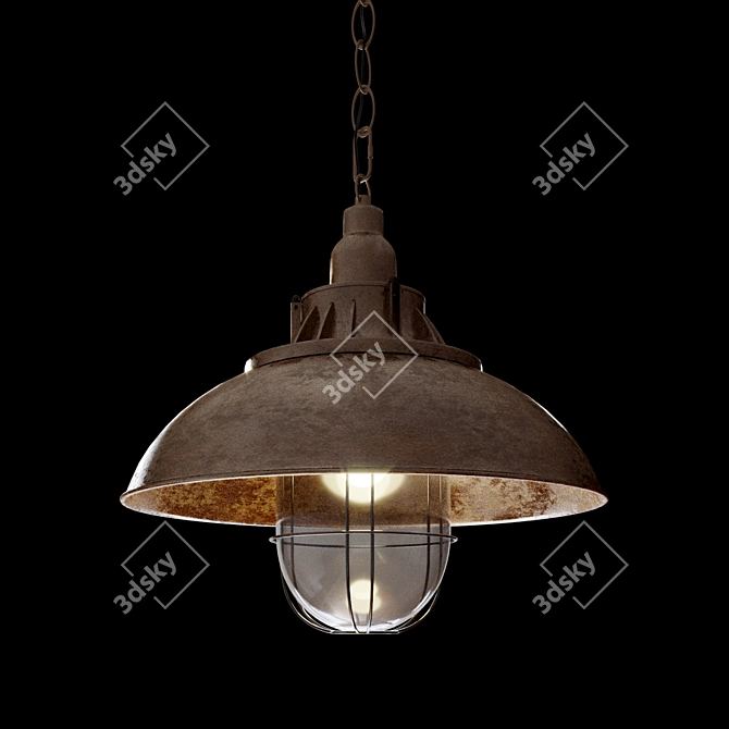 Jaden Pendant Light: Modern Elegance 3D model image 1