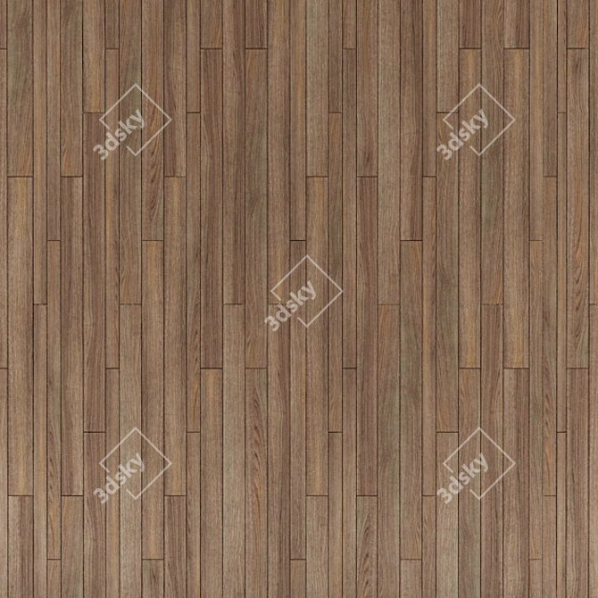 Premium Wood Boarding: 1500x60 & 1500x120mm 3D model image 1