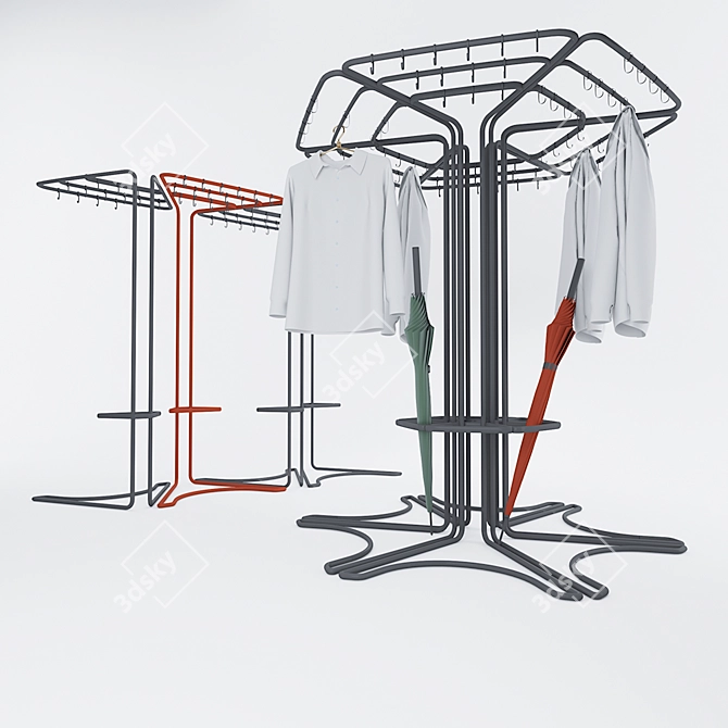 Modern R-Hanger Design 3D model image 3