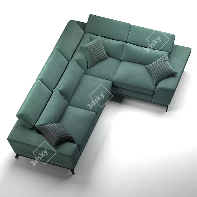 Estelio Boomer Modular Sofa 3D model image 2